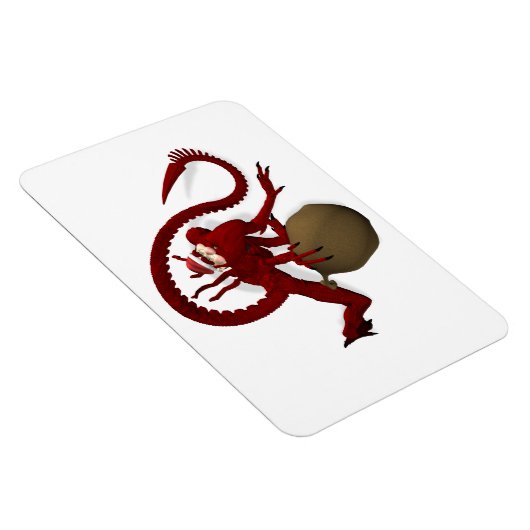 Alien Santa Claus Magneet (Rechterzijde)