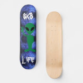 Alien-schaatsen dek skateboard (Voorkant)