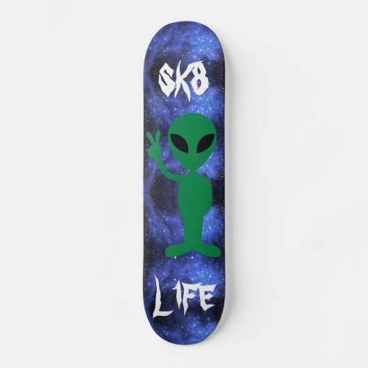 Alien-schaatsen dek skateboard (Voorkant)
