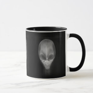 Alien Schedel Röntgenfoto Mok