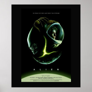 Alien Sci Fi horror filmFilms Fan Art Gift Memora Poster