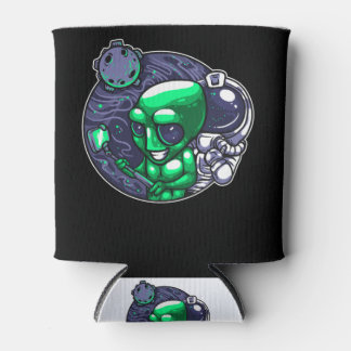 Alien Selfie Snap voor Astronomeer Teacher Space F Blikjeskoeler