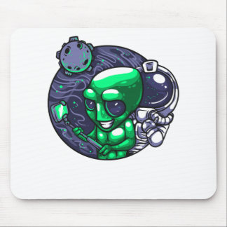 Alien Selfie Snap voor Astronomeer Teacher Space F Muismat