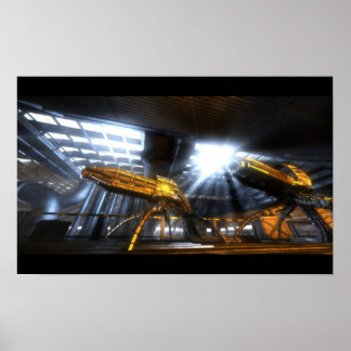 Alien Sentry Pistool Poster