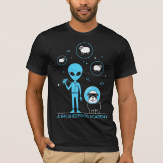 Alien Sheepdog Academy | Grappige Sci-Fi Space Her T-shirt