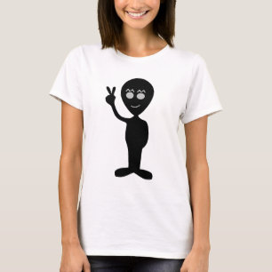 ALIEN SIGNE PAIX T-SHIRTS UFO