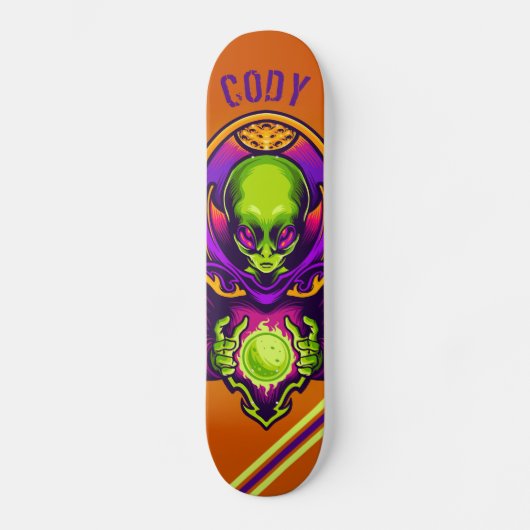 Alien Skateboard (Voorkant)
