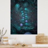 Alien Skin 001 Poster (Keuken)