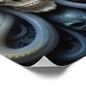 Alien Skull Octopus - 006 - Fantasy Art Poster (Hoek)