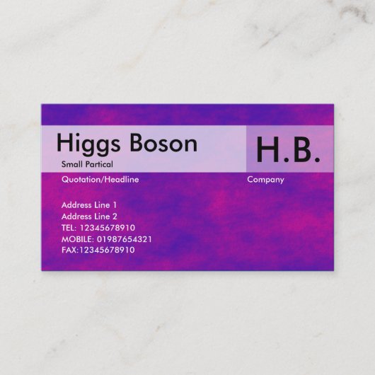 Alien Sky - 2 Visitekaartje (Voorkant)