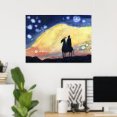 Alien Sky afdrukken Poster (Thuiskantoor)