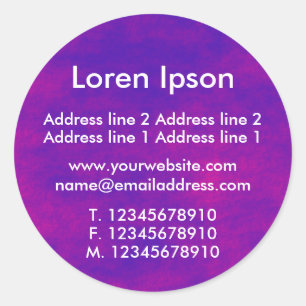 Alien Sky II Business / Profiel Ronde Sticker