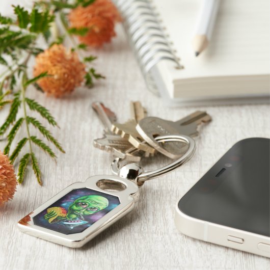 Alien Sleutelhanger (Zijkant)