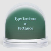 Alien Snow Globes Custom Cute Alien Snow Globes (Arrière)