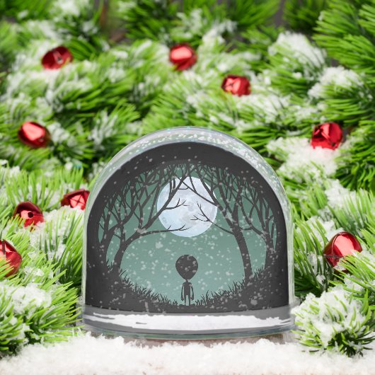Alien Snow Globes Custom Cute Alien Snow Globes (Noël)