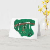 Alien Soccor Speler-leuke save! Kaart (Gele Bloem)