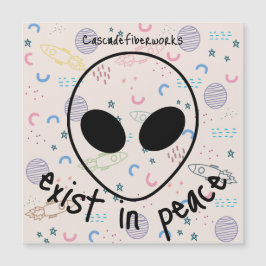 Alien space branded Magnetische Kaart