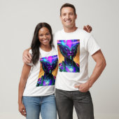 Alien Space Futuristic Beauful Color T-Shirt (Unisex)