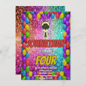 Alien Space UFO Raketschip Kosmische Verjaardag Ui Kaart (Voorkant / Achterkant)