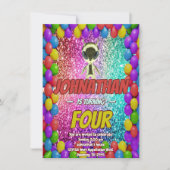 Alien Space UFO Raketschip Kosmische Verjaardag Ui Kaart (Voorkant)