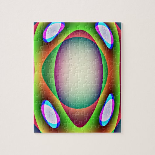 Alien Spaceship Difficult Puzzle Legpuzzel (Verticaal)