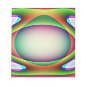 Alien Spaceship Notitieblok (Voorkant)