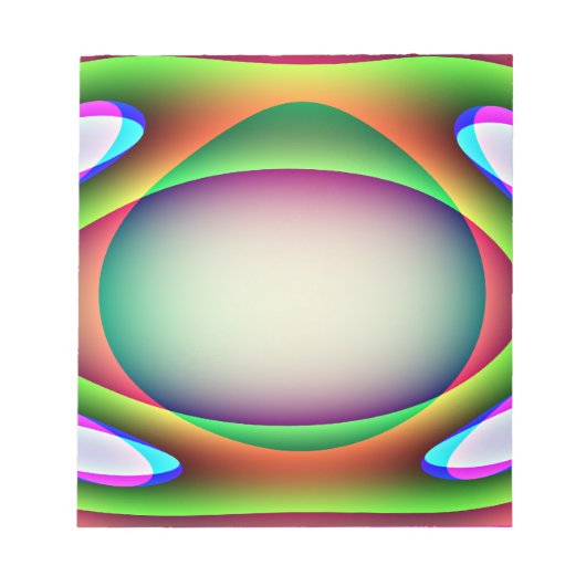 Alien Spaceship Notitieblok (Voorkant)