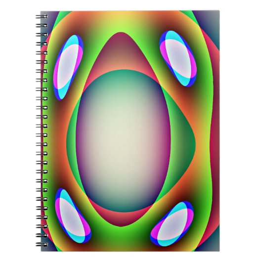 Alien Spaceship Notitieboek (Voorkant)