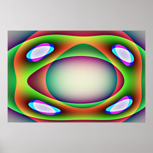 Alien Spaceship Poster (Voorkant)
