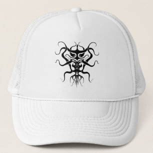 Alien Species Tribal Tattoo Design - zwart Trucker Pet