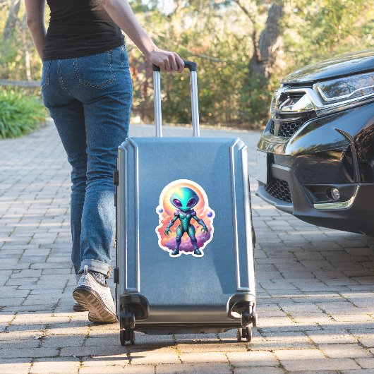 Alien Sticker (Koffer Insitu)