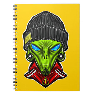 Alien Street Mind – Urbane Pop Art Illustratie Notitieboek