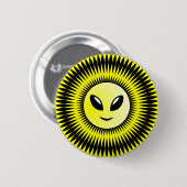 Alien Sun Ronde Button 5,7 Cm (Voorkant /achterkant)