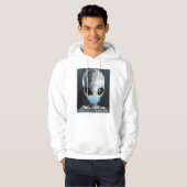 Alien Sweat - shirt à capuche socialement distant (Devant entier)