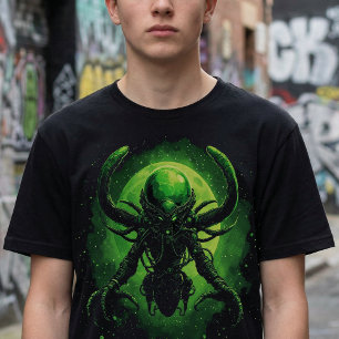 Alien T-shirt   HP Lovecraft Kosmische Horror Tee
