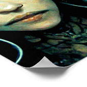 Alien Tech Girl Science Fiction Poster (Hoek)