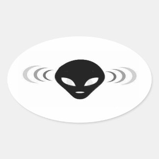 Alien Telepathy ufo autocollant