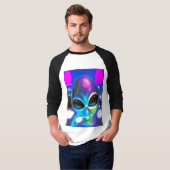 Alien-teller T-shirt (Voorkant volledig)