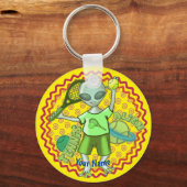 Alien Tennis sleutelhanger (Voorkant)