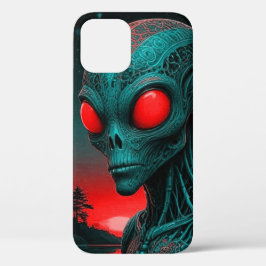 Alien thema iPhone 12 telefoonhoesje iPhone 12 Hoesje