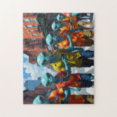 Alien Touristes Puzzle - UFO Selfie Jigsaw (Vertical)