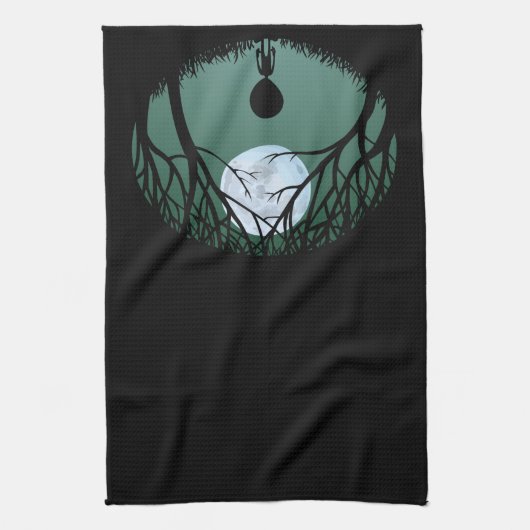 Alien Towel Party Custom Alien E.T. Tea Towels Theedoek (Verticaal)