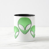 Alien Trio Ceramic Coffee Mok (Midden)