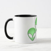 Alien Trio Ceramic Coffee Mok (Links)