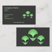Alien Trio Visitekaartje (Voorkant / Achterkant)