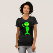 ALIEN UFO FUNNY DARK T-SHIRTS TEE - SHIRTS (Devant entier)