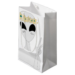 Alien UFO geschenktassen Klein Cadeauzakje