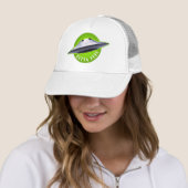 Alien UFO: "Hier buiten" grappig Trucker Pet (In situ)