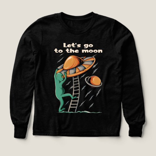 Alien UFO - Let's go to the moon 2036 (Motif recto)