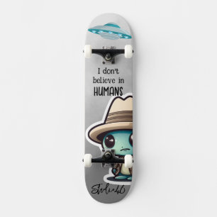 Alien UFO-skateboard Skateboard